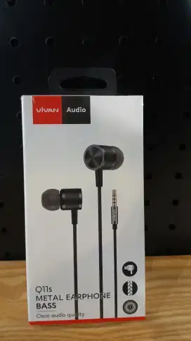 VIVAN Q11 Headset Earphone Android / iPhone Bass New Diaphragm Braided