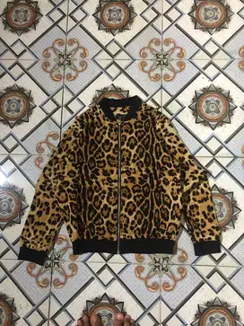 Jaket Bomber leopard