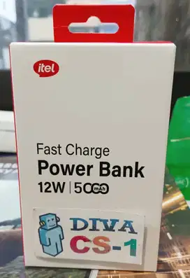 Power Bank itel T144 5.000mAh fast charging 2.4 Amp Dual Output