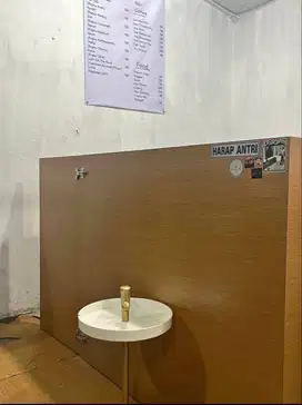 Meja bar/kasir full hpl