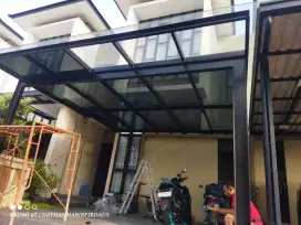 Jasa pasang kaca film canopy kaca film peredam panas