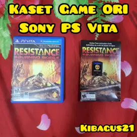 Kaset Game Resistance Burning Skies ORI PS Vita