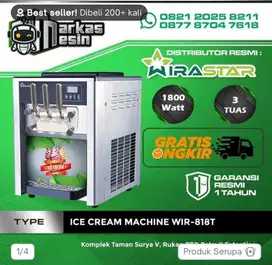 Mesin ice Cream 3 tuas