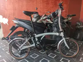 Sepeda Lipat Pro Action Parrot 5 Speed 3sixty Pikes Trifold