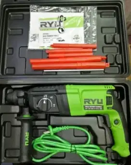 Mesin bor bobok rotary hammer RYU RRH26