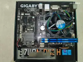 (SEPAKET) i5 4690, Gigabyte H81M, Kingston HyperX 4GB X2 dual channel
