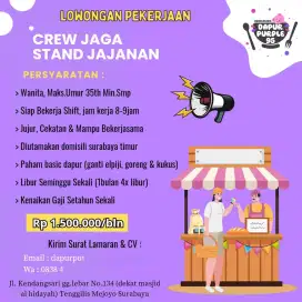 Lowongan Kerja Jaga Stand