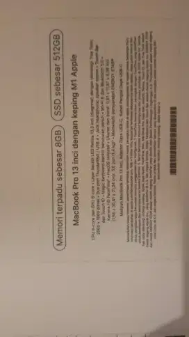 Macbook pro m1 2020 512 GB