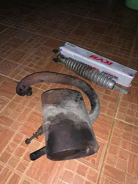 Knalpot vespa. Printilan vespa