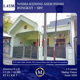 Rumah Wisma Kedung Asem Indah Rungkut Surabaya Timur dkt Baruk MERR