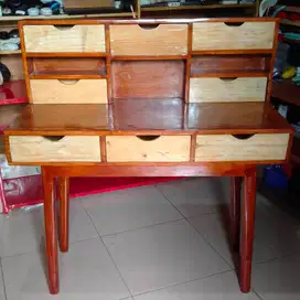 Meja Kerja Meja Belajar Minimalis Kayu Jati Belanda Vintage Minimalist