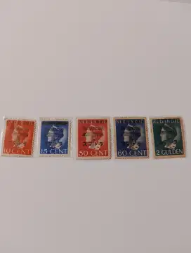 Perangko Stamp Prangko Ned Indie zaman Jepang
