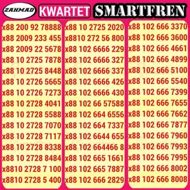 SMART-D) NOCAN Smartfren kwartet kartu perdana nomor cantik rapi super