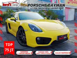 2013 Porsche Cayman 981 PDK SPORT CHRONO Tdp 75jt