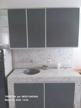 Interior Kusen ALUMINIUM/ PARTISI GYPSUM/kitchen set Aluminium Acp