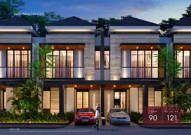 Rumah Villa Baru Komplek Pacific Palace Jalan Pasar 1 Sunggal