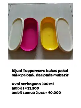 Tupperware second