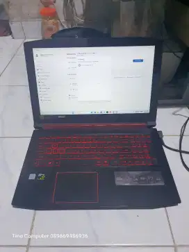 Laptop desain Acer Nitro 5 i5 gen 8 8gb 1Tb Gtx 1050 4Gb
