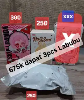 Labubu ada 3pcs