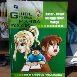 Buku Dasar² Menggambar Manga - Yakobus Wicaksono - preloved