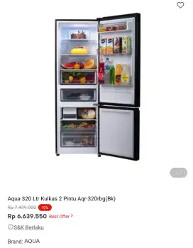 kulkas promo bisa cicilan syarat ktp tanpa dp