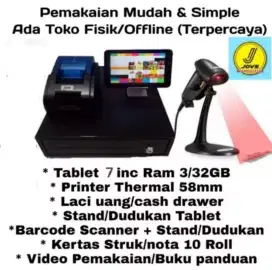 Mesin kasir Android Semua Usaha