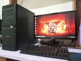 Pc gaming ringan (intel core i5 gen4 + ram 8gb + monitor 19inch)