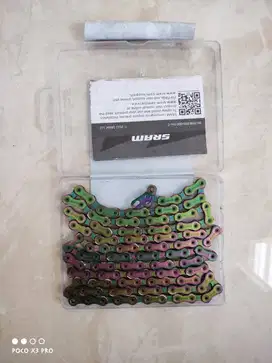 SRAM XX 1 Eagle chain 12 speed rainbow