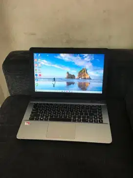 Laptop asus normal jaya lengkap tas dan mouse