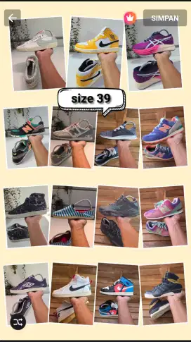 Original bekas berkualitas harga mulai 200/250rb - 400rb