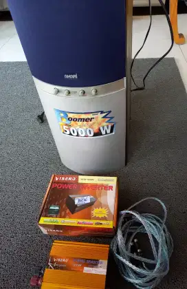 Audio mobil pakai spiker aktif.