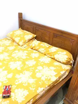 Dipan kayu jati asli