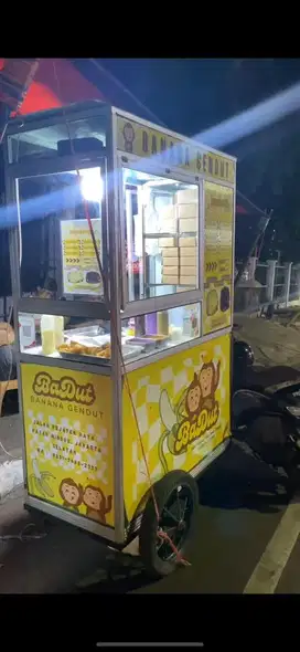Gerobak Jualan Aluminium