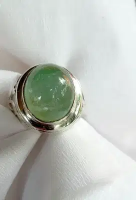 12,70 crt zamrud emerald beryl COLOMBIA memo ring perak minimalis