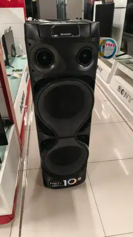 Speaker bluetooth aktif sharp free mic wireless