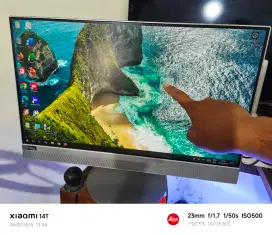 Komputer All In One AIO Lenovo Ideacenter i3 Gen7 Radeon Touchscreen