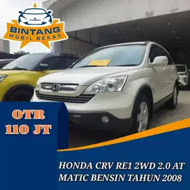 HONDA CRV RE1 2WD 2.0 AT AUTOMATIC 2000 CC BENSIN TAHUN 2008