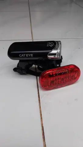 Lampu Sepeda Cat Eye Depan-Belakang