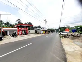 Tanah strategis pinggir jalan utama udara pegunungan di ampel boyolali