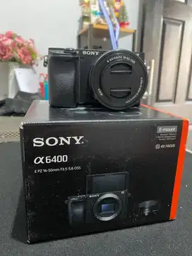 MURAH Mirrorless Sony a6400 + Kit 16-50mm OSS BOX