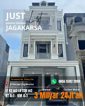 Dijual Rumah Di Jagakarsa Siap Huni Dalam Cluster Besar Dekat Cilandak