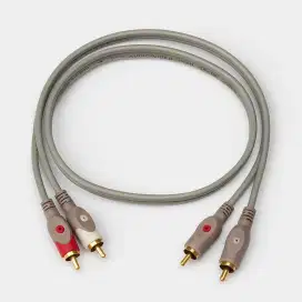 Paket 2 Kabel Audio RCA Nakamichi OFC 2 to 2 Stereo 1.5 Meter