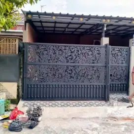 Bengkel las Lampung tralis kanopi pintu pagar gerbang tangga