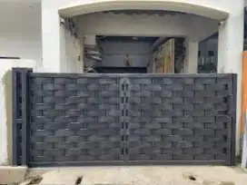 Bengkel las Lampung tralis kanopi pintu pagar gerbang tangga