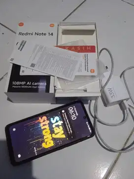 Redmi note 14 4G 8/128 fullset ORI