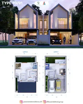 Villa Mewah 2 Lantai Nyaman Banyak Promo Special Pesona Mata Residence