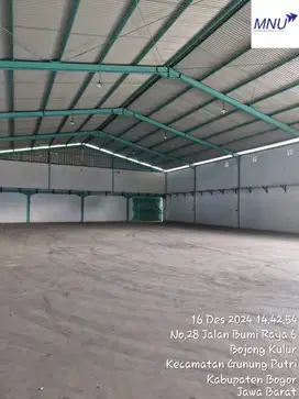 di sewakan gudang di Narogong Bantar gebang kota Bekasi