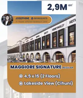 Ruko Maggiore Signature Gading Serpong 2 Lantai Hadap Jalan