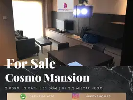 Dijual Apartement Cosmo Mansion 3 BR Furnished Middle Floor