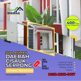 Ready Stock Dekat Stasiun Cisauk Promo Cash Keras & KPR Langsung Huni